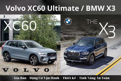 So sanh Volvo XC60 Ultimate va BMW X3