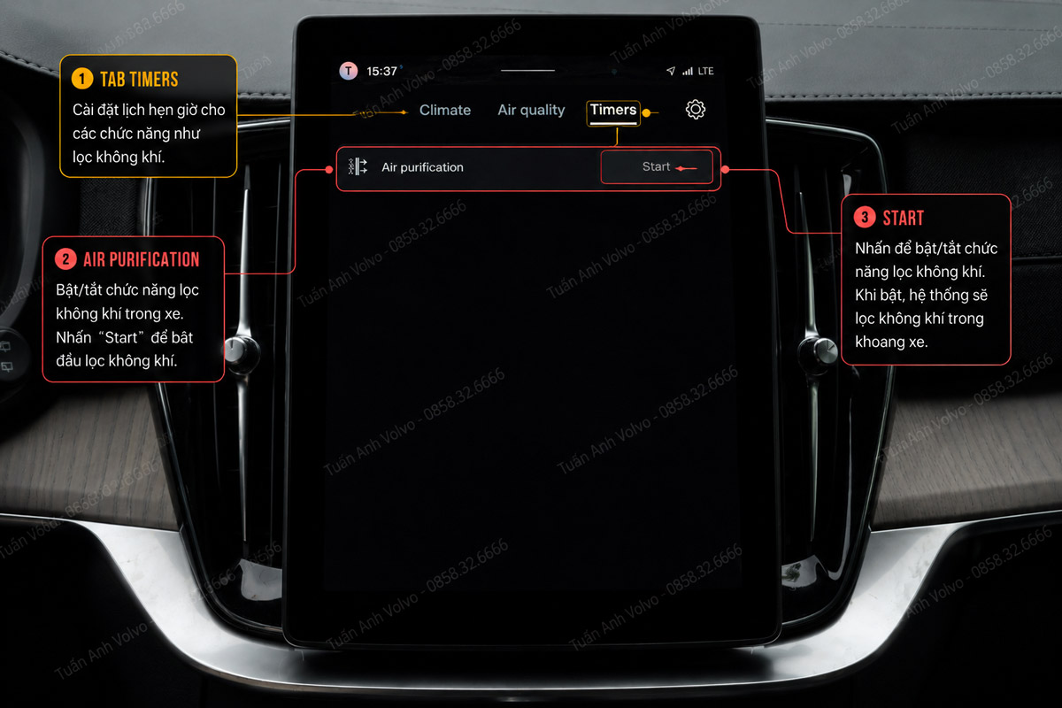Hướng dẫn sử dụng xe Volvo