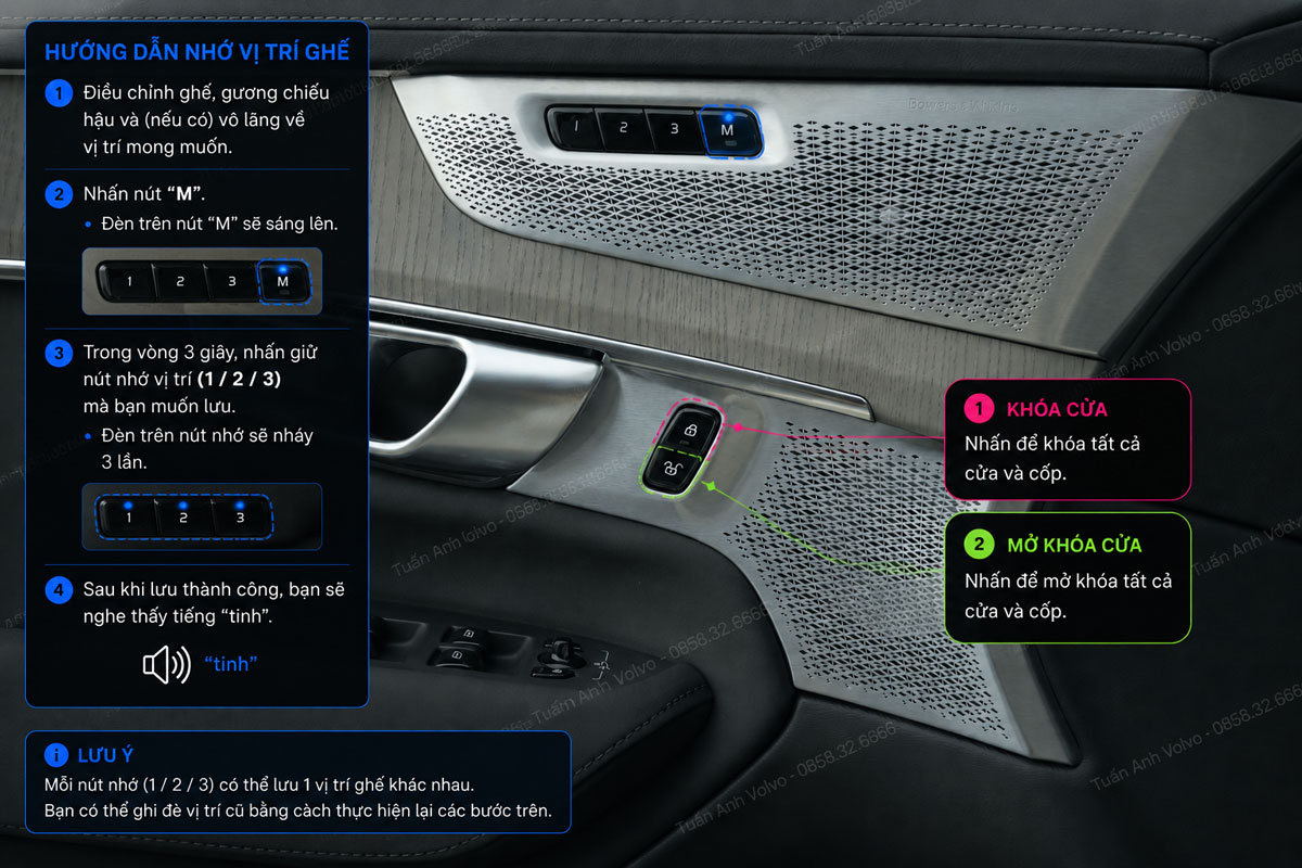 Hướng dẫn sử dụng xe Volvo